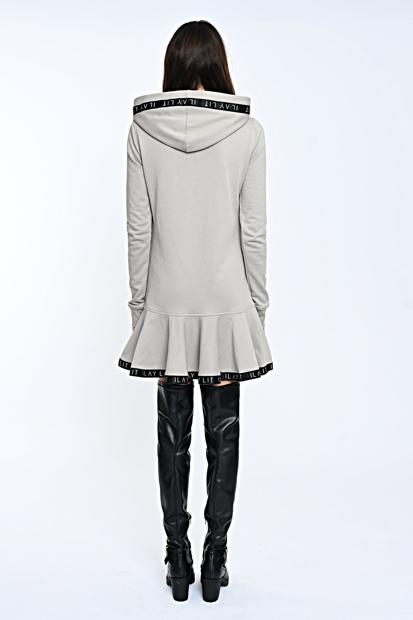 Kelly Dress Taupe Ilaylit