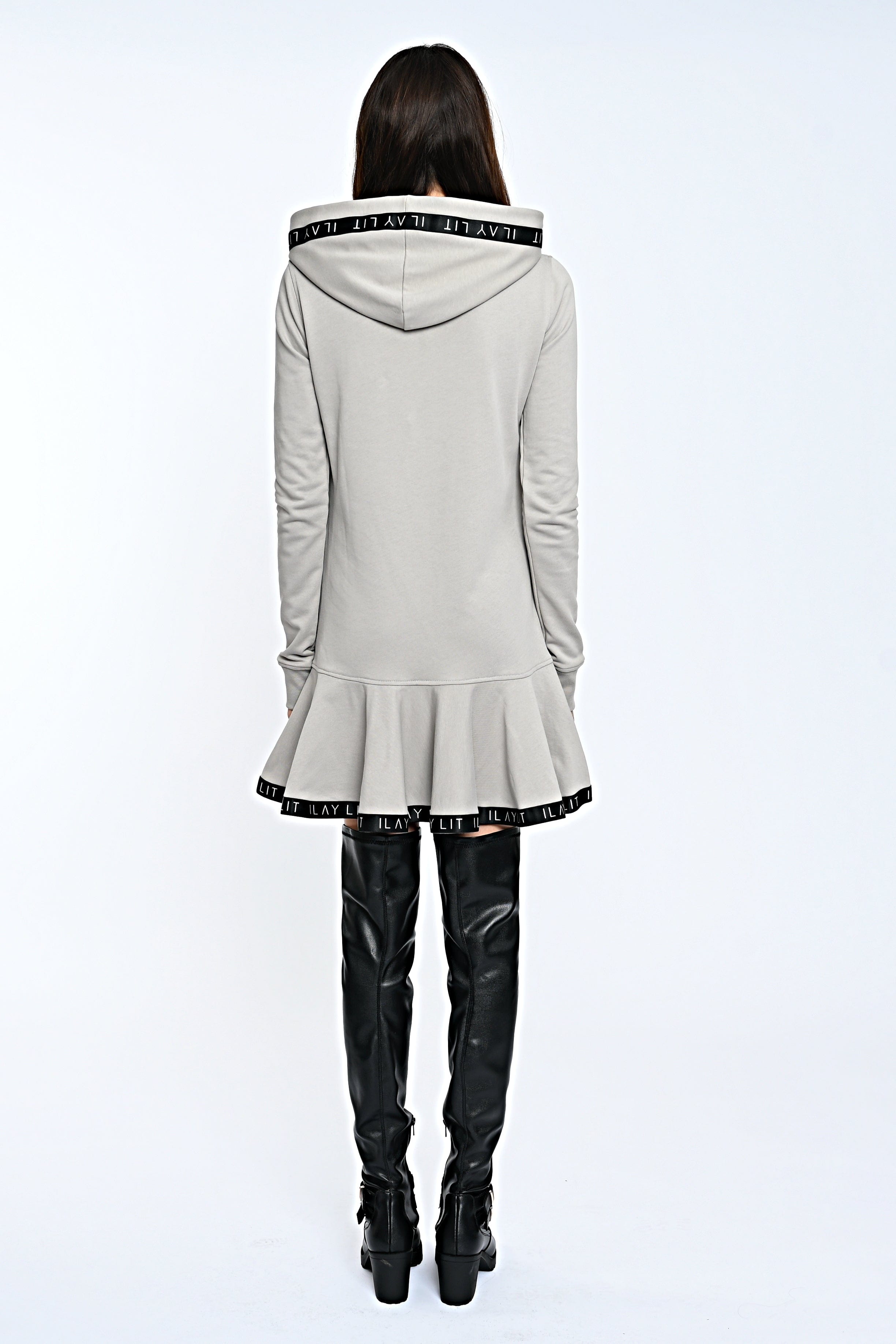 Kelly Dress Taupe Ilaylit