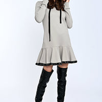 Kelly Dress Taupe Ilaylit