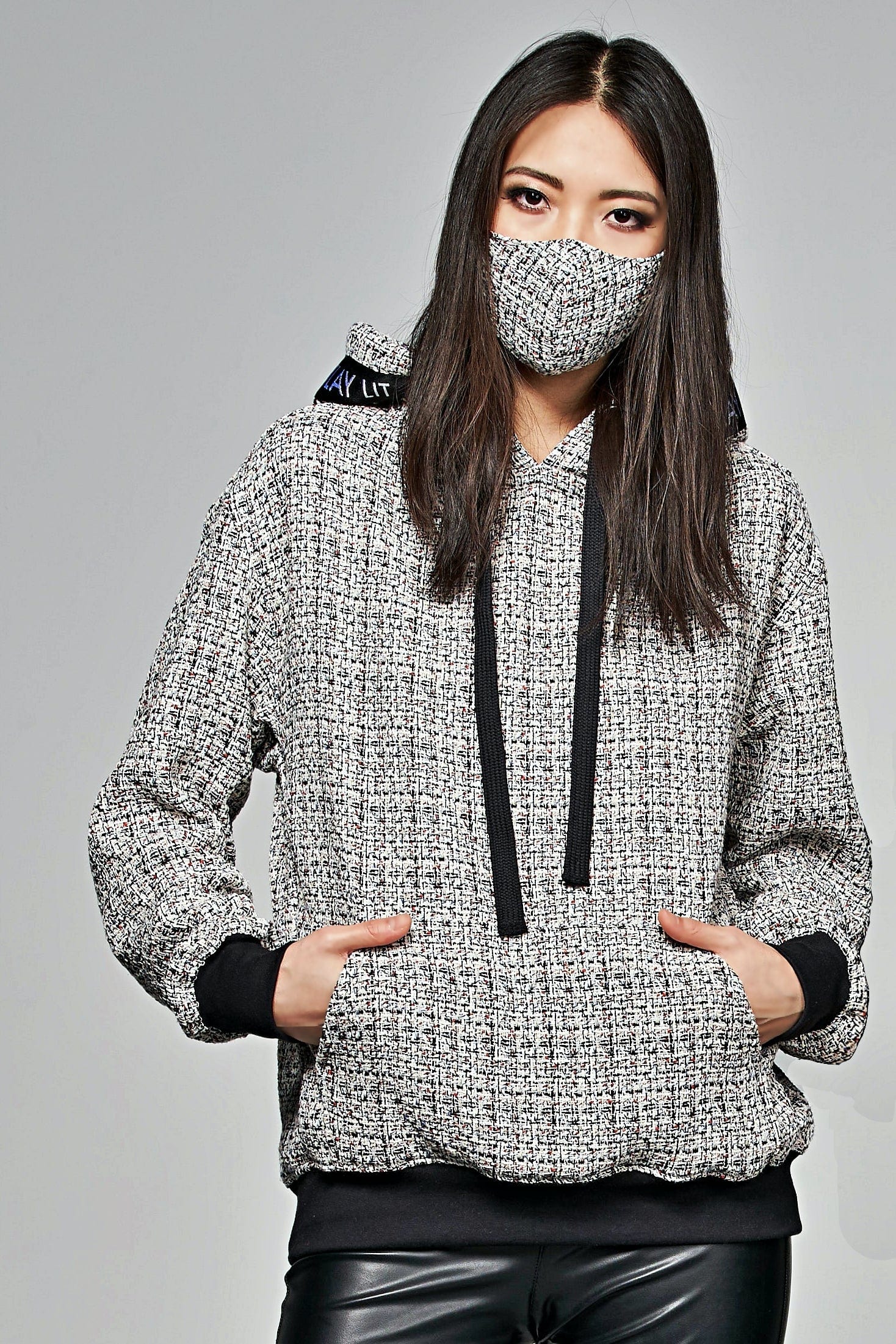 Lola Bouclé Hoodie Beige S Ilaylit