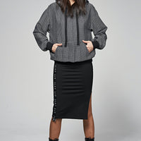 Louna Hoodie Schwarzblau Ilaylit