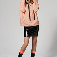 Lucie Bouclé Hoodie Orange Ilaylit