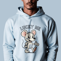 Lucky Me- Hoodie, Ice Blue Ilaylit