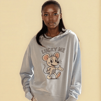 Lucky Me- Hoodie, Ice Blue Ilaylit