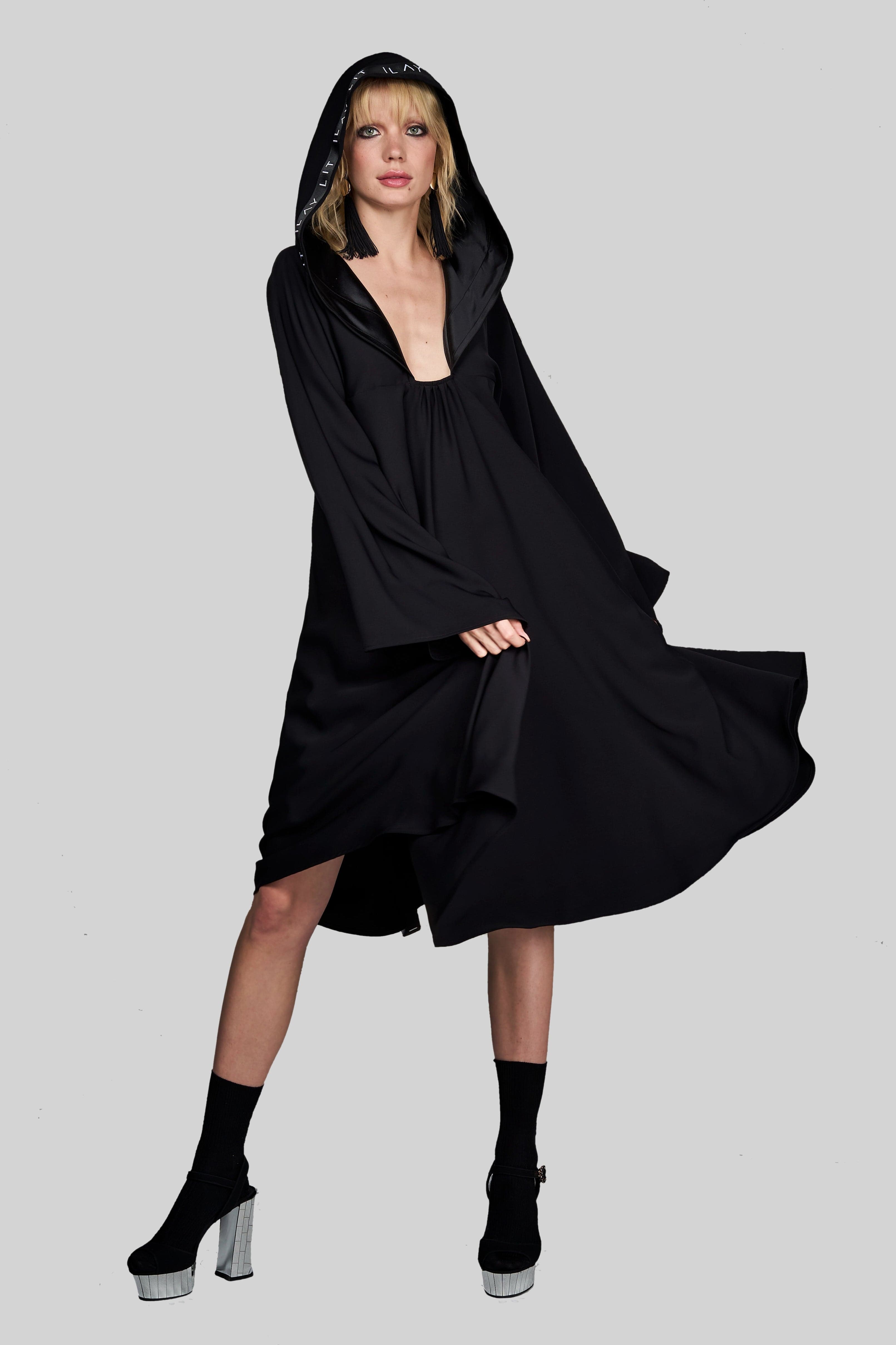 Lucy Swing Dress Black Ilaylit