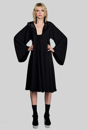 Lucy Swing Dress Black XS Ilaylit