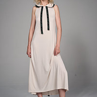 Maxi Hoodiekleid- Off White- Jolie Ilaylit