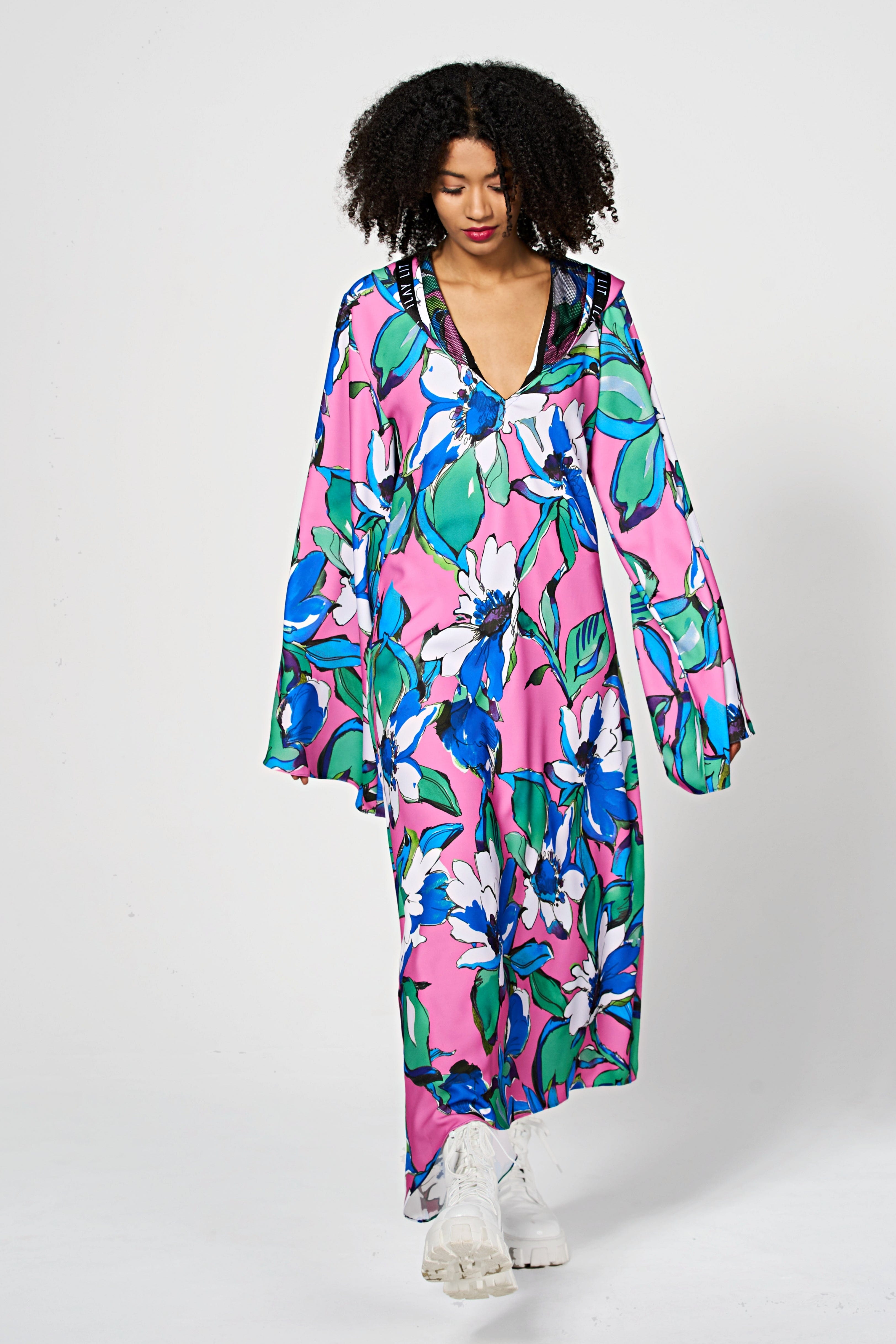 Melody Flower Dress - Pink Ilaylit