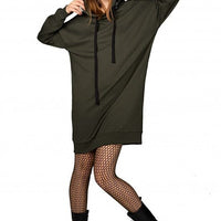Mona Sweat Dress Olive Ilaylit