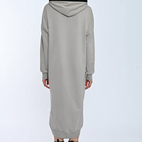 Mona Sweat Dress Taupe-Long Ilaylit