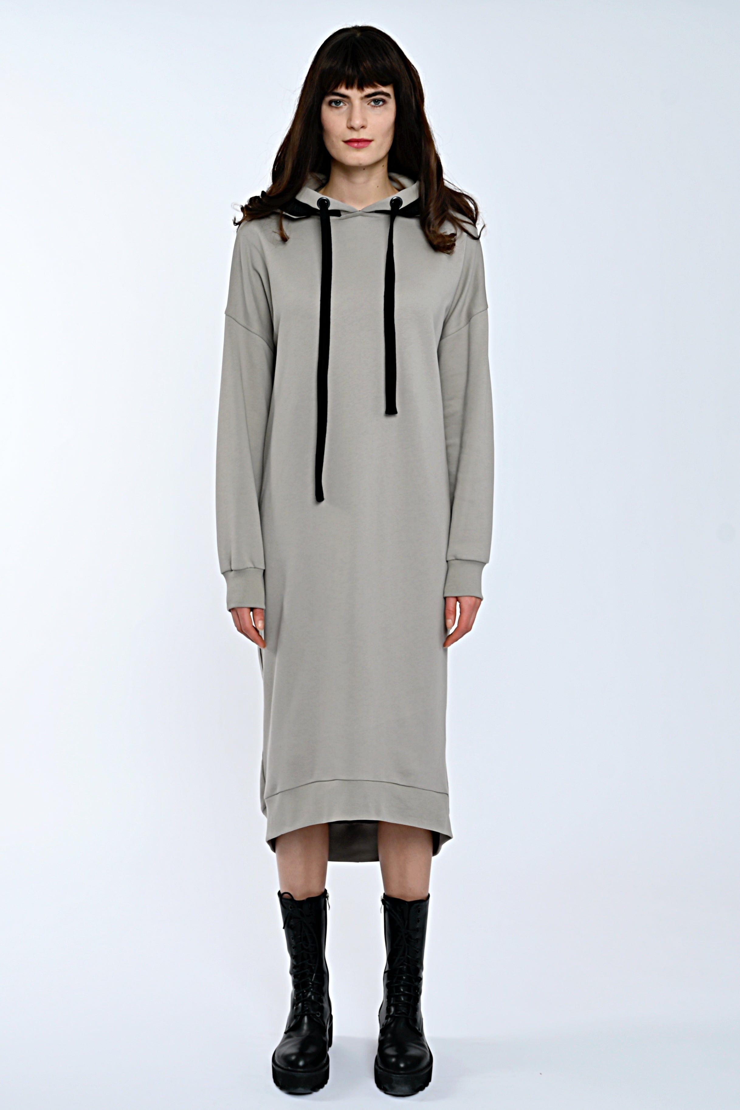 Mona Sweat Dress Taupe-Long XS Ilaylit