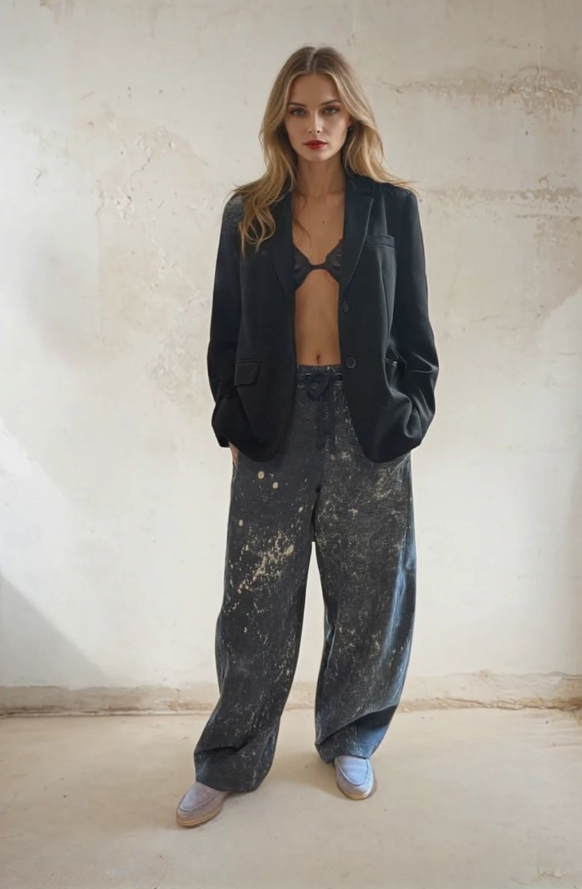 Jogging Pants, Batik,  Baumwolle- JESS