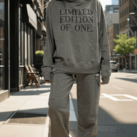 Riley Cargo Jogger Pants- Melange Raw Edge Ilaylit