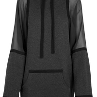 See Through Seidenhoodie Gray S Ilaylit