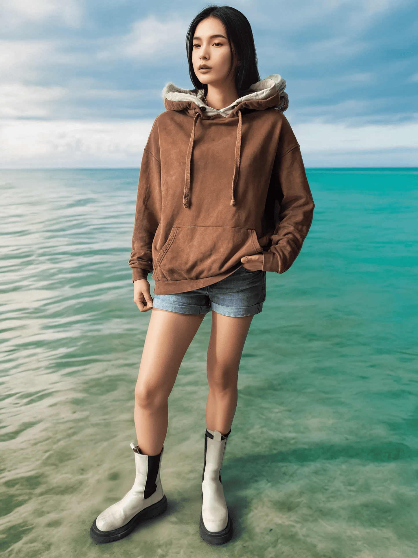 Val Hoodie Vintage Washed Handmade Ilaylit