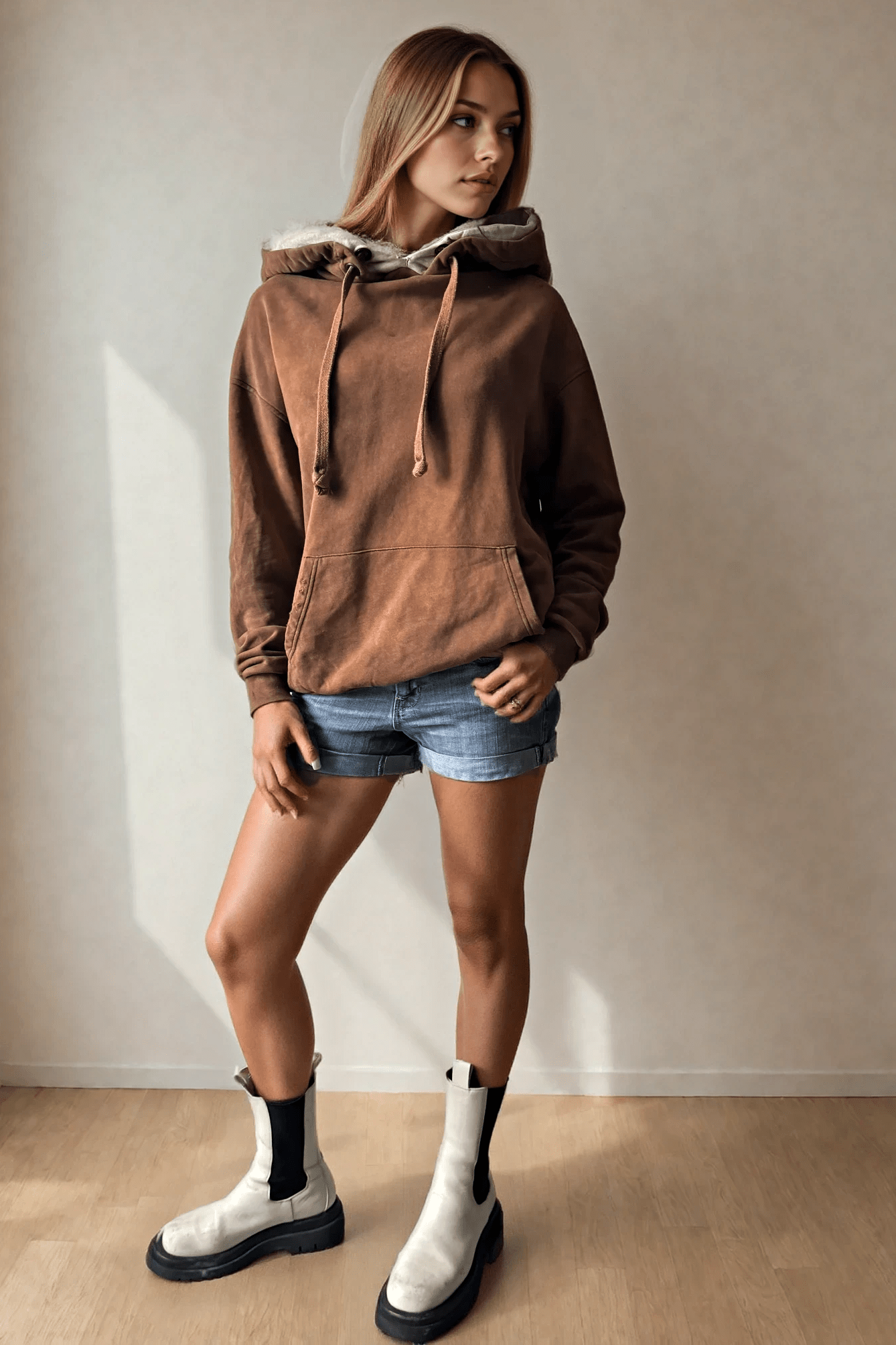 Val Hoodie Vintage Washed Handmade Ilaylit