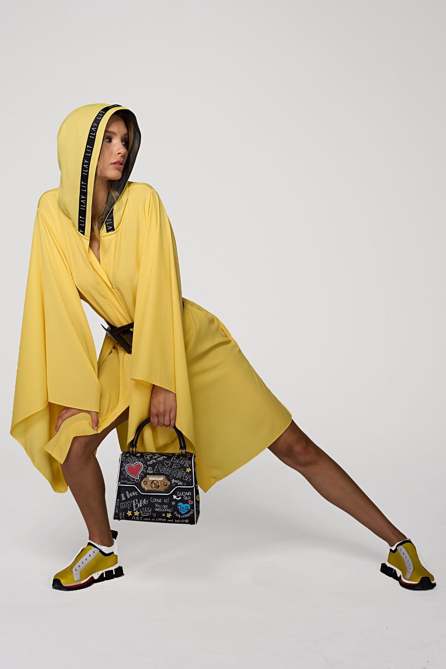 Violet - Kimono Yellow Short Ilaylit