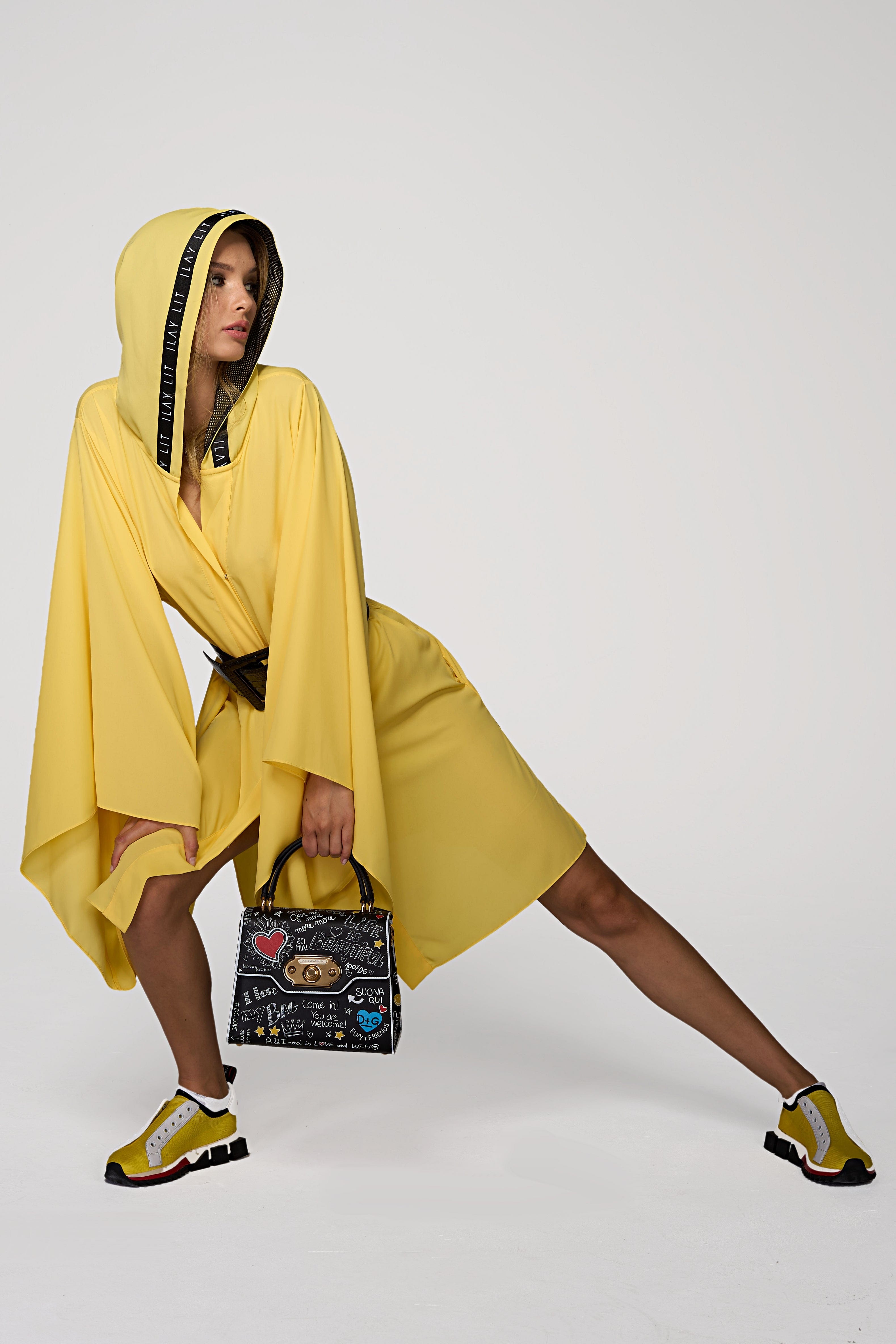 Violet - Kimono Yellow Short Ilaylit