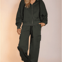 Zoodie Short Zip Jacket- Bold Urban- Olive Ilaylit